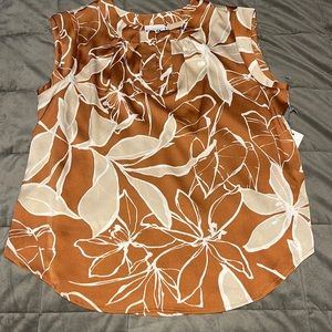 NWT Liz Claiborne sleeveless blouse/shell size L